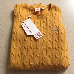 🔥NWT🔥 Lacoste Cable Knit Sweater